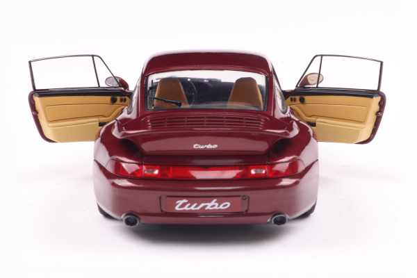 Solido 421186343 - 1:18 Porsche 911 (993) Turbo Coupé 1993 ARENA RED