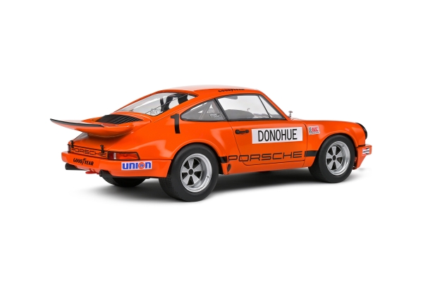 Solido 421186359 - 1:18 Porsche 911 IROC Daytona 1974 – #1 Donohue orange