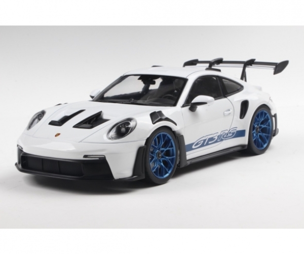 Solido 421186399 - 1:18 Porsche 911 GT3 RS 2024 weiß/blau