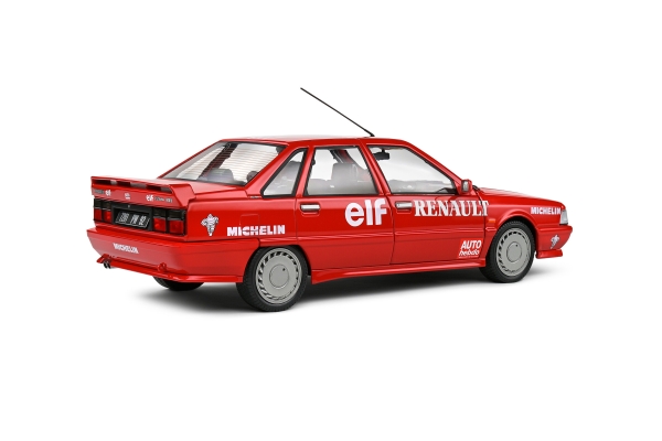 Solido 421186409 - 1:18 Renault 21 MK.1 Turbo Record de Vitesse sur Glace 1988 rot