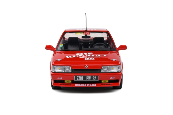 Solido 421186409 - 1:18 Renault 21 MK.1 Turbo Record de Vitesse sur Glace 1988 rot