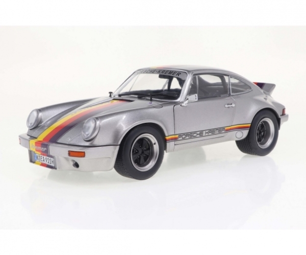 Solido 421186416 - 1:18 Porsche 911 RSR Kremer Rally 1973 silber