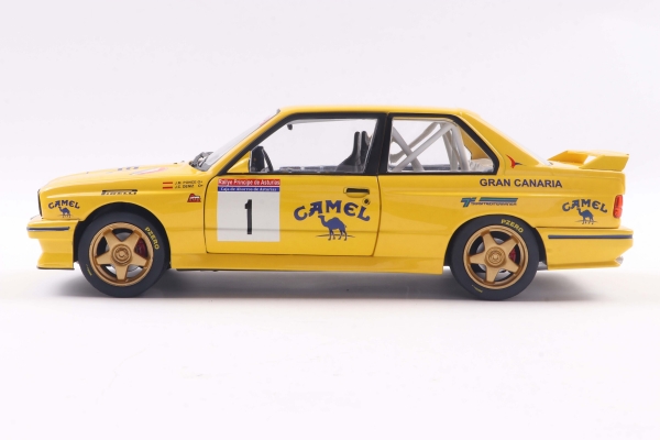 Solido 421186444 - 1:18 BMW E30 M3 GR.A #1 Rally Principe Asturias gelb