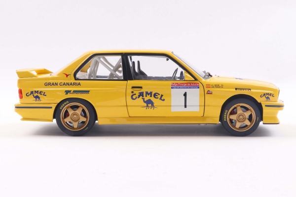 Solido 421186444 - 1:18 BMW E30 M3 GR.A #1 Rally Principe Asturias gelb