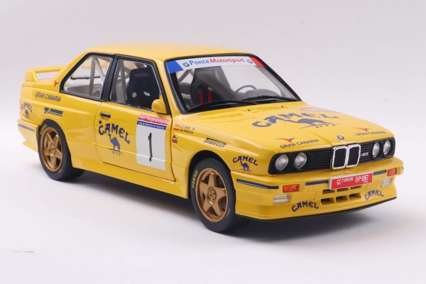 Solido 421186444 - 1:18 BMW E30 M3 GR.A #1 Rally Principe Asturias gelb