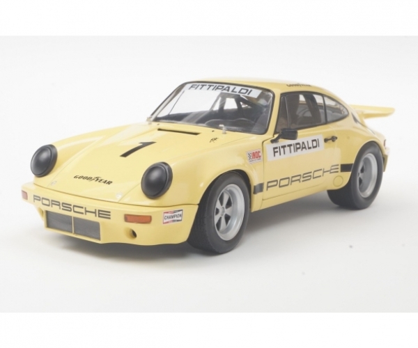 Solido 421186459 - 1:18 Porsche 911 IROC gelb #1 Fittipaldi