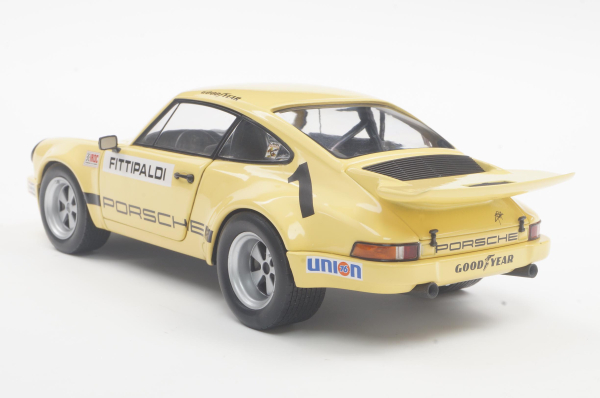 Solido 421186459 - 1:18 Porsche 911 IROC gelb #1 Fittipaldi