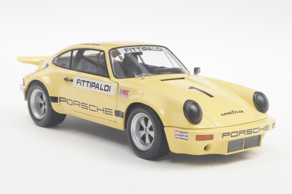 Solido 421186459 - 1:18 Porsche 911 IROC gelb #1 Fittipaldi