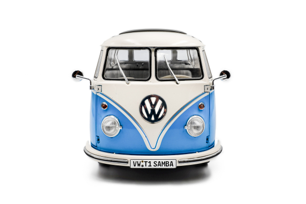 Solido 421186462 - 1:18 VW T1 Samba 21 WINDOWS  blau/weiß 1962