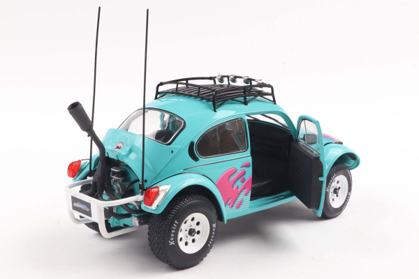 Solido 421186467 - 1:18 Beetle BAYA VICE CITY TRIBUTE 1976 blau (MIAMI GREEN)