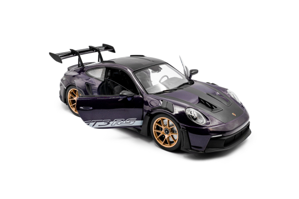Solido 421186533 - 1:18 Porsche 911 GT3 RS viola lila, WEISSACH PACKAGE, S1812103