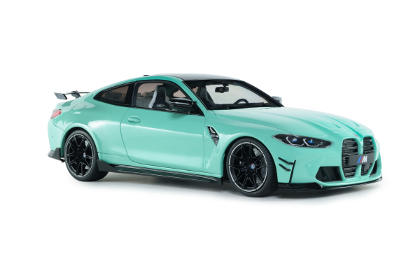 Solido 421186560 - 1:18 BMW M4 türkis Performance Parts – Solido Works Turquoise – 2025, S1814501