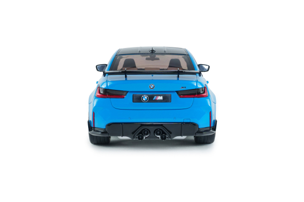 Solido 421186606 - 1:18 BMW M3 (G80) blau Performance Parts – DAYTONA BEACH BLUE – 2024