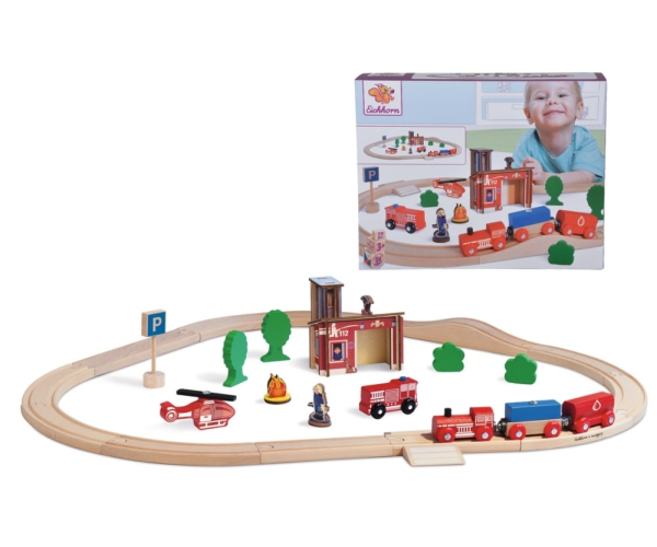 Eichhorn 100001271 - Bahn, Bahnset Feuerwehr