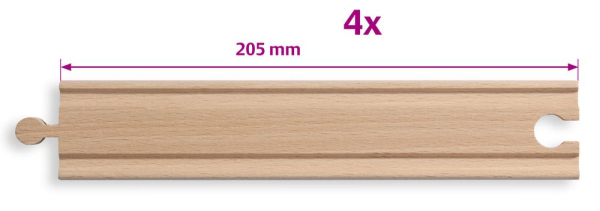 Eichhorn 100001411 - Bahn, lange gerade Schienen