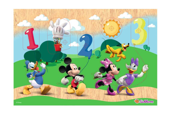 EICHHORN 100003306 - Mickey Mouse Clubhouse Steckpuzzle
