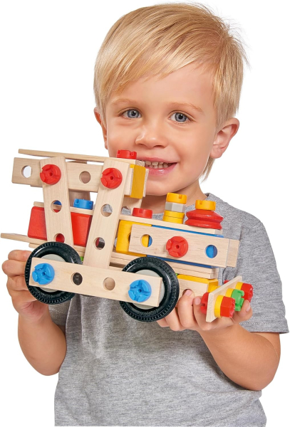 Eichhorn 100039027 - Constructor, große Lok 4 in 1 (neue Version)