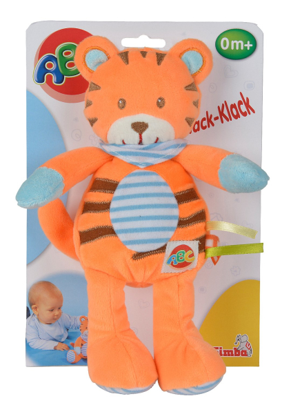 Simba 104012082 – ABC Plüschtier Tiger, ca. 26 cm