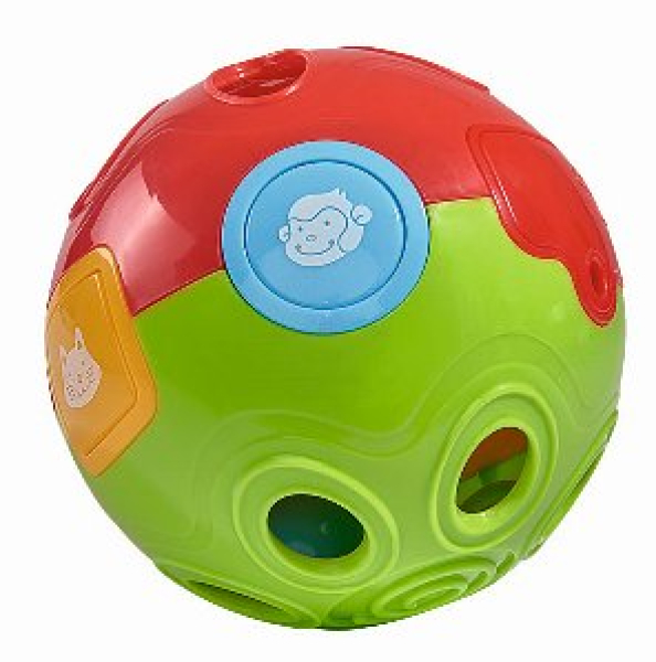 Simba 104018164 – ABC Krabbelball mit Licht & Sound