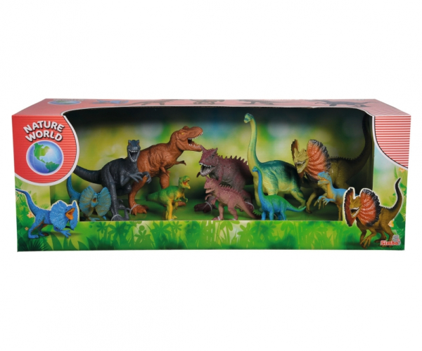 Simba 104344425 - Großes Dino Set