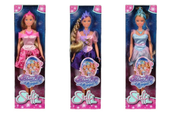 Steffi Love 105733009 - Fancy Princess, blaues Kleid, rosa Kleid, 2-fach farblich sortiert