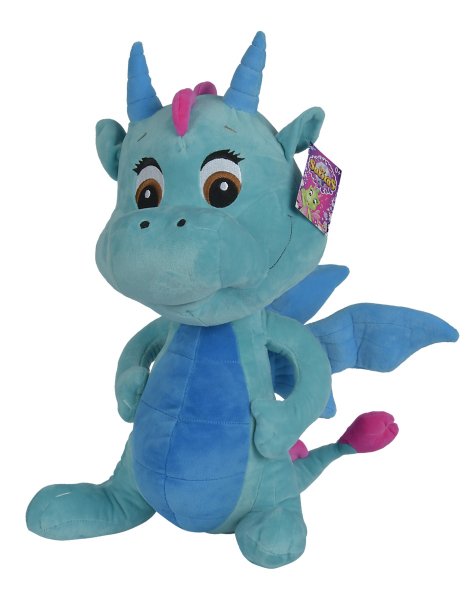 Simba 105959964 - Safiras Plüsch Drache Nessi blau, 50cm