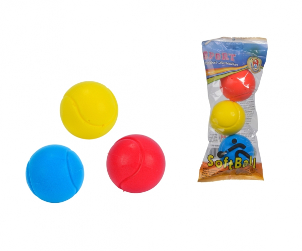 Simba 107354316 - 3 Softbälle