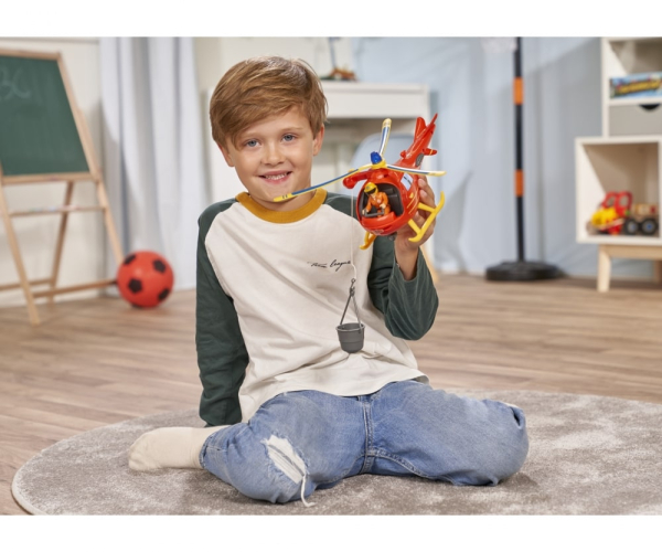 Simba 109251077 - Sam, Hubschrauber Wallaby mit Figur