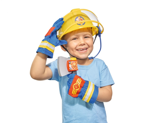 Simba 109252105 - Sam Feuerwehr Handschuhe und Axt
