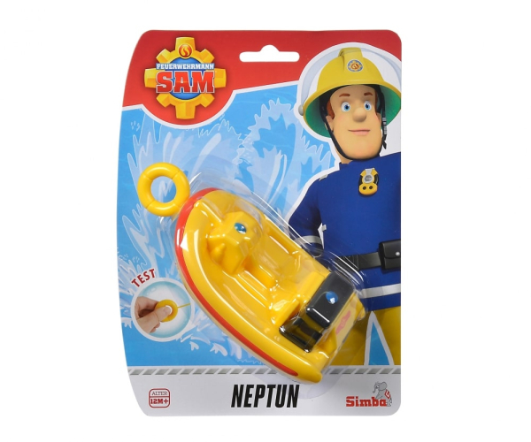 Simba 109252135 - Feuerwehrmann Sam Aufziehboot Neptun