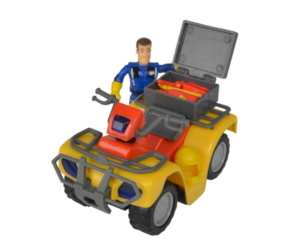 Simba 109257657 - Sam, Mercury-Quad mit Figur