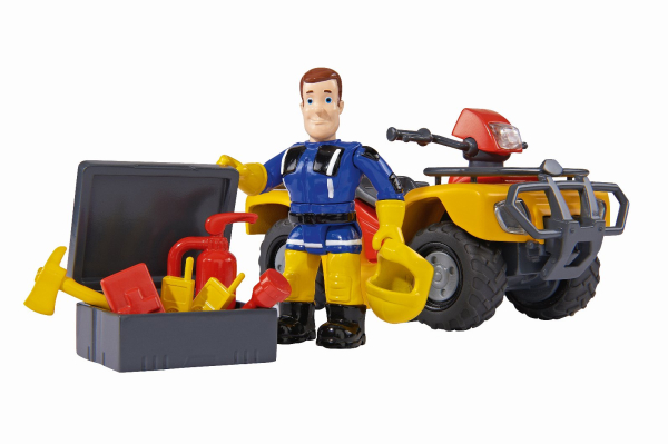 Simba 109257657 - Sam, Mercury-Quad mit Figur