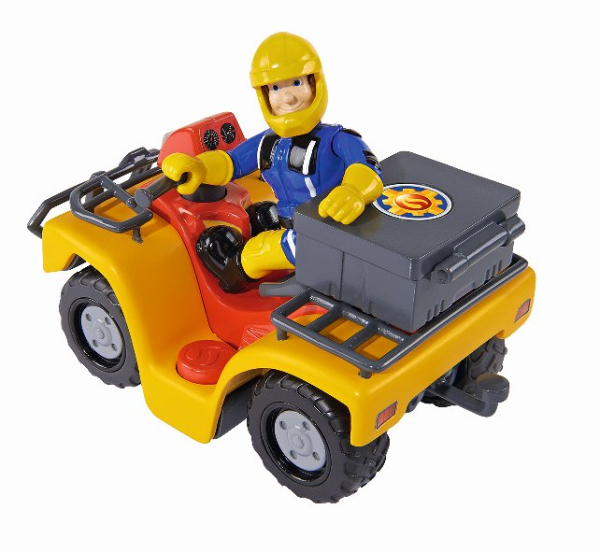 Simba 109257657 - Sam, Mercury-Quad mit Figur