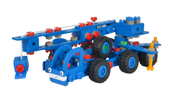 Eichhorn 109325108 - Bob der Baumeister, Constructor Kranwagen Heppo