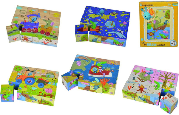 Simba 109465802 - Kikaninchen KIKA 10 Jahre Bilderwürfel