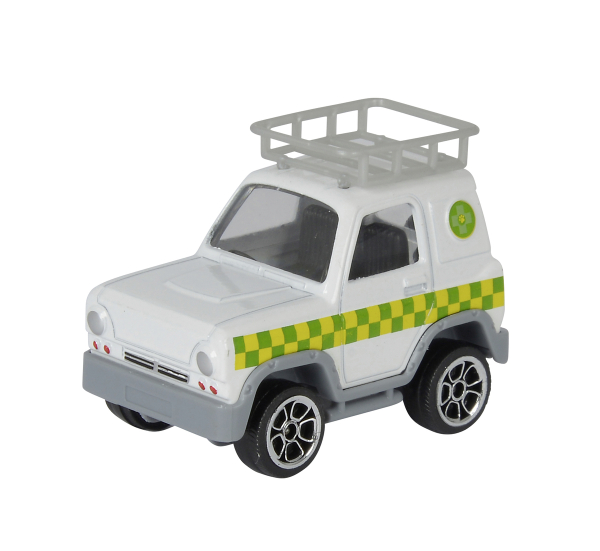 Dickie 203099629 - Feuerwehrmann Sam Fahrzeuge 3er Pack - Pferdeanhänger