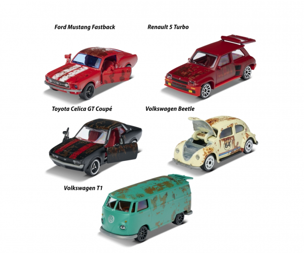 Majorette 212052012 - Vintage 5 Pieces Giftpack Rusty