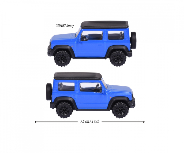Majorette 212053051Q06 - Street Cars Suzuki Jimny, blau