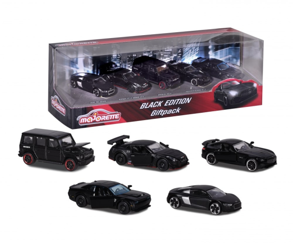 Majorette 212053174 - Black Edition 5 Pieces Geschenkbox