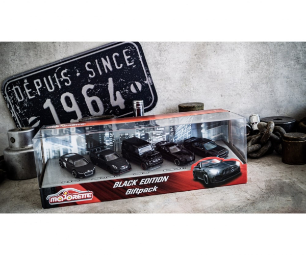 Majorette 212053174 - Black Edition 5 Pieces Geschenkbox