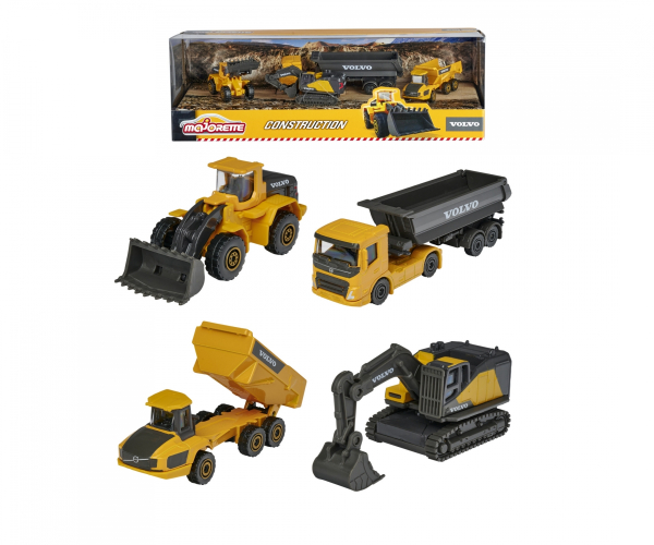 Majorette 212057287 - Volvo 4 Pieces Giftpack