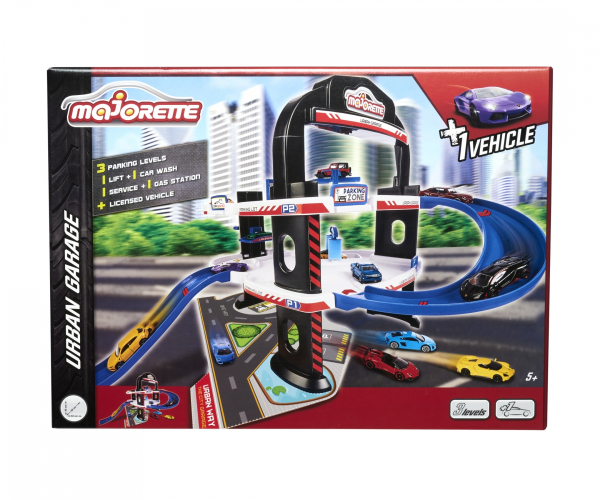 Majorette 212059985 - Urban Garage + 1 Car