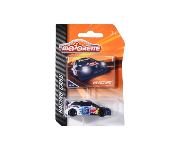 Majorette 212084009Q06 - Racing VW Polo WRC Champion + Sammelkarte