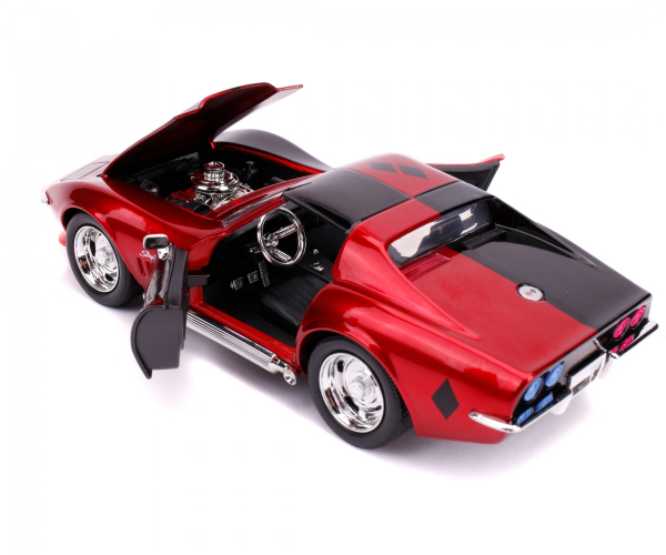 Jada 253255019 - 1:24 Harley Quinn 1969 Chevy Corvette Stingray