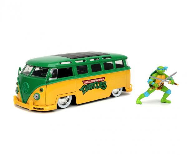 Jada 253285000 - 1:24 Turtles Leonardo 1962 VW Bus
