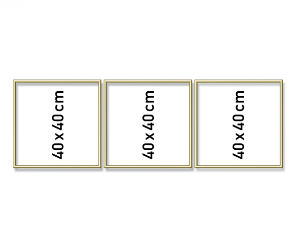 Schipper 605150706 - Alurahmen Triptychon 40 x 120 cm