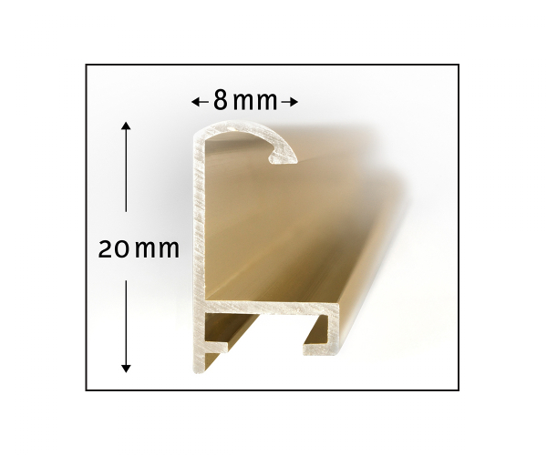 Schipper 605170704 - Alurahmen Quattro Gold 18 x 24 cm