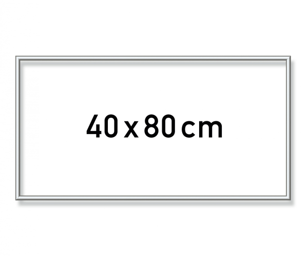 Schipper 605250768 - Alurahmen Silber 40 x 80 cm