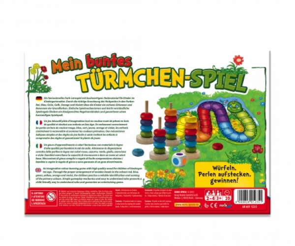 NORIS 606011235 - Mein buntes Türmchen-Spiel