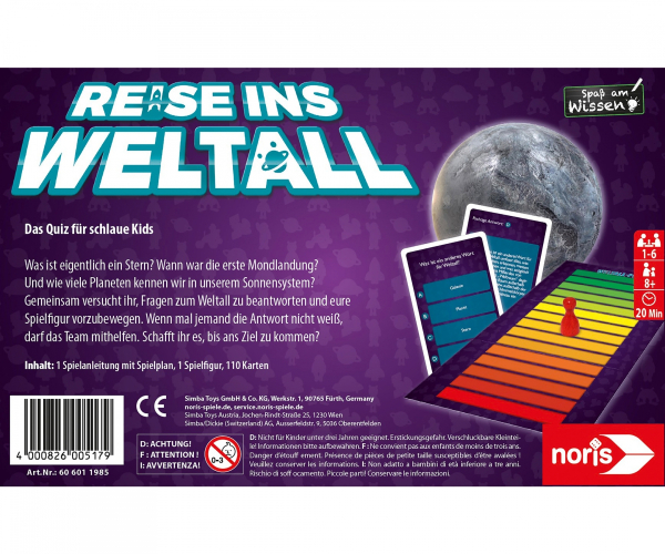 Noris 606011985 - Reise ins Weltall